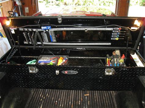 organizing a truck tool box